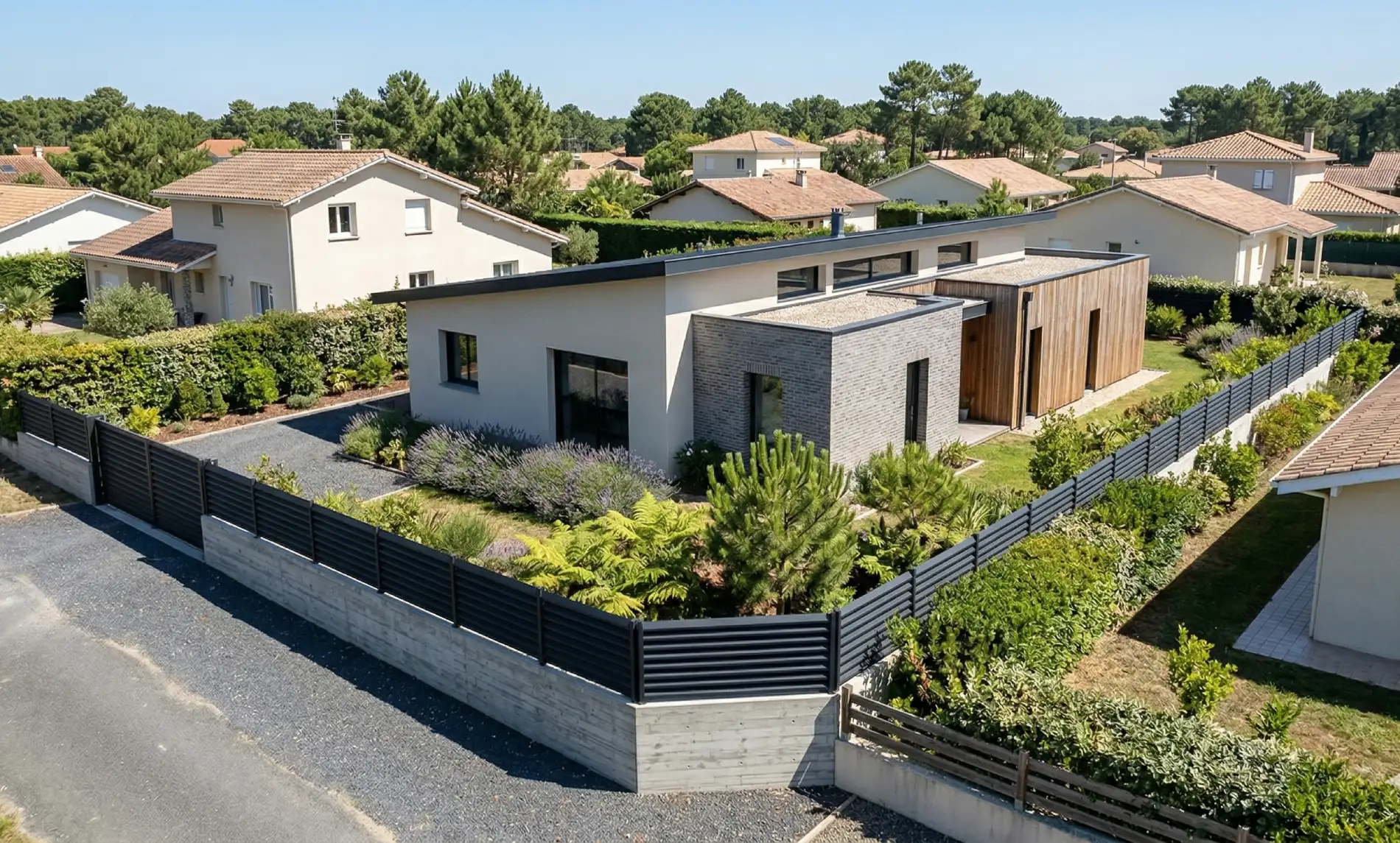 cloture-alu Portails et clôtures en aluminium : sécurisez et sublimer votre propriété dans les Landes