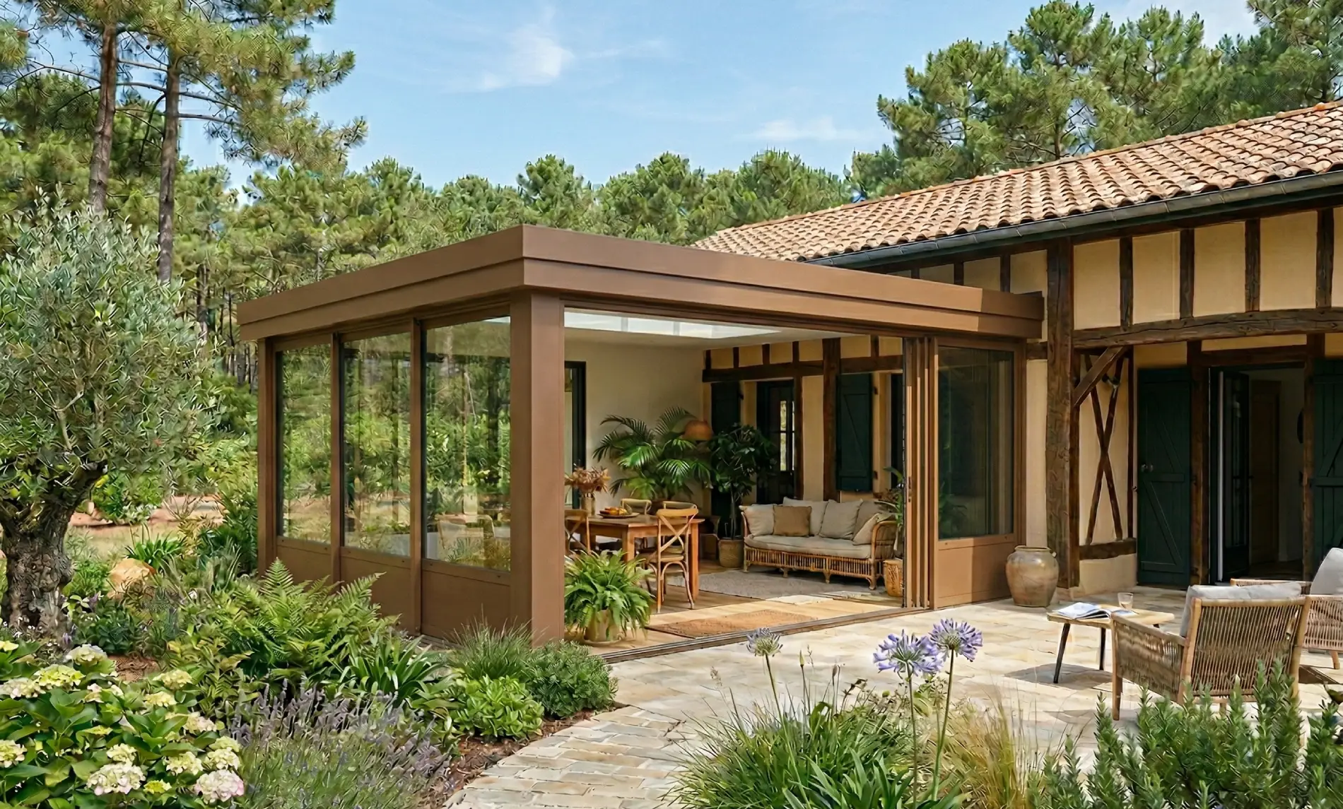 extension-maison Vérandas, pergolas et carports : aménagez vos extérieurs