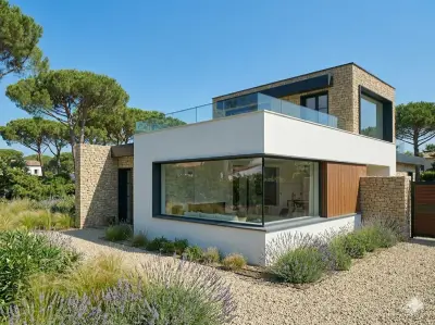 Fenêtre d'angle en aluminium