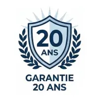 garantie-20-ans Portail coulissant aluminium sur mesure