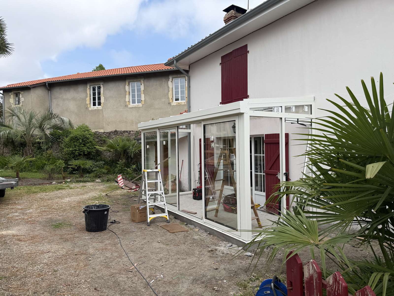 Création d'une véranda aluminium 10 m² – Saint-Vincent-de-Paul